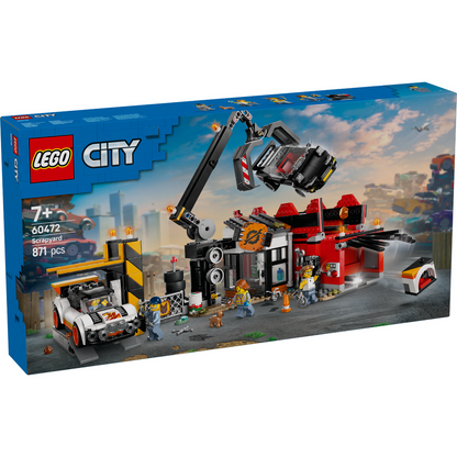 LEGO® City Scrapyard with Cars - Đồ Chơi Lắp Ráp Bãi Phế Liệu Xe Hơi LEGO 60472 - Hình ảnh sản phẩm