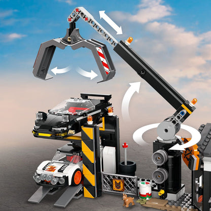 LEGO® City Scrapyard with Cars - Đồ Chơi Lắp Ráp Bãi Phế Liệu Xe Hơi LEGO 60472 - Hình ảnh bổ sung 7