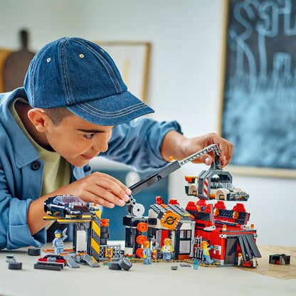 LEGO® City Scrapyard with Cars - Đồ Chơi Lắp Ráp Bãi Phế Liệu Xe Hơi LEGO 60472 - Hình ảnh bổ sung 4