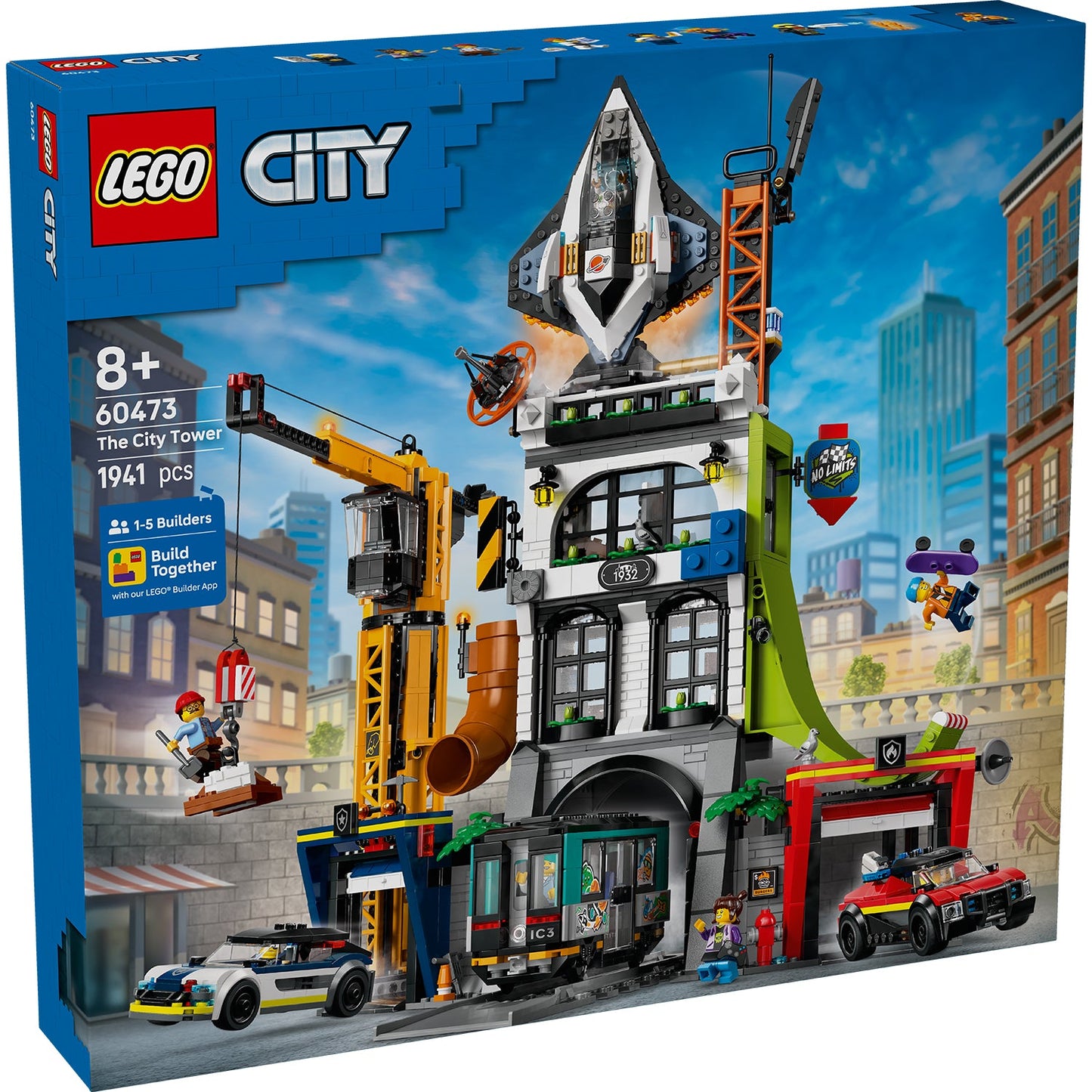 LEGO® City The City Tower - Mô Hình Thành Phố Đa Năng 3 Tầng - LEGO 60473 - Hình ảnh sản phẩm