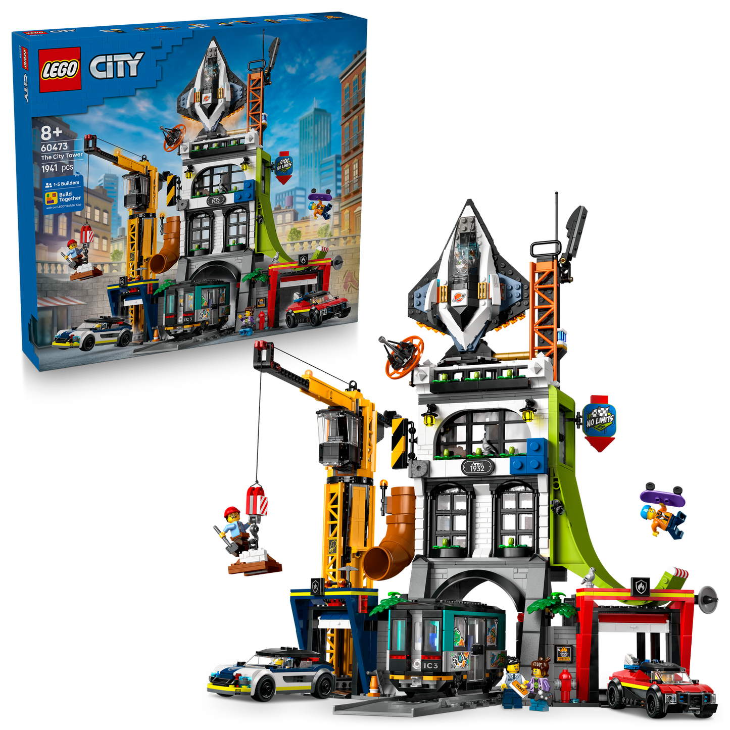 LEGO® City The City Tower - Mô Hình Thành Phố Đa Năng 3 Tầng - LEGO 60473 LEGO - ảnh 3 - Lego
