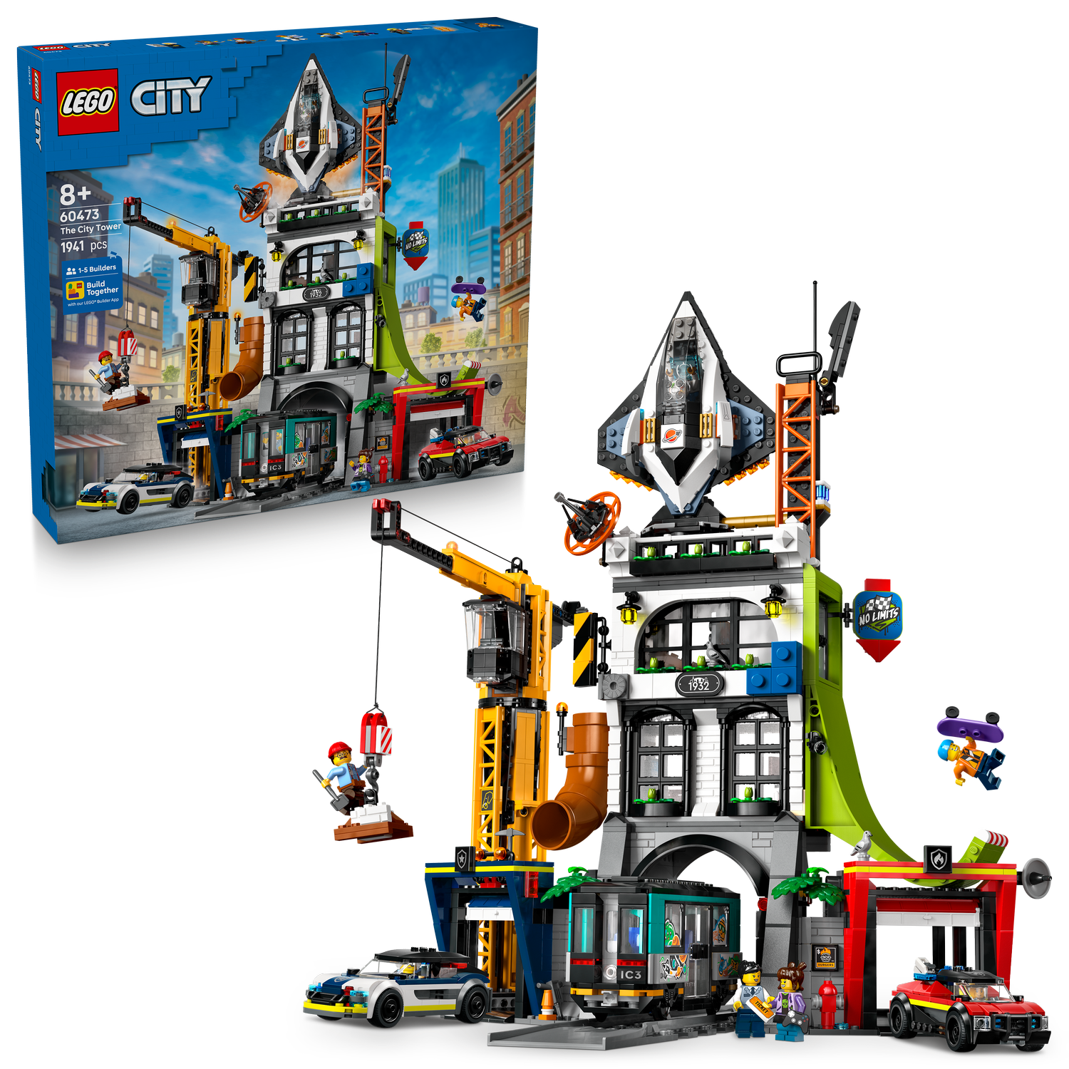 LEGO® City The City Tower - Mô Hình Thành Phố Đa Năng 3 Tầng - LEGO 60473 LEGO - ảnh 3 - Lego