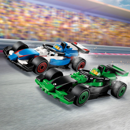 LEGO® City F1® Grid with VCARB & Sauber Race Cars - Bộ Lắp Ráp Xe Đua Công Thức 1 - LEGO 60474 - Hình ảnh bổ sung 7