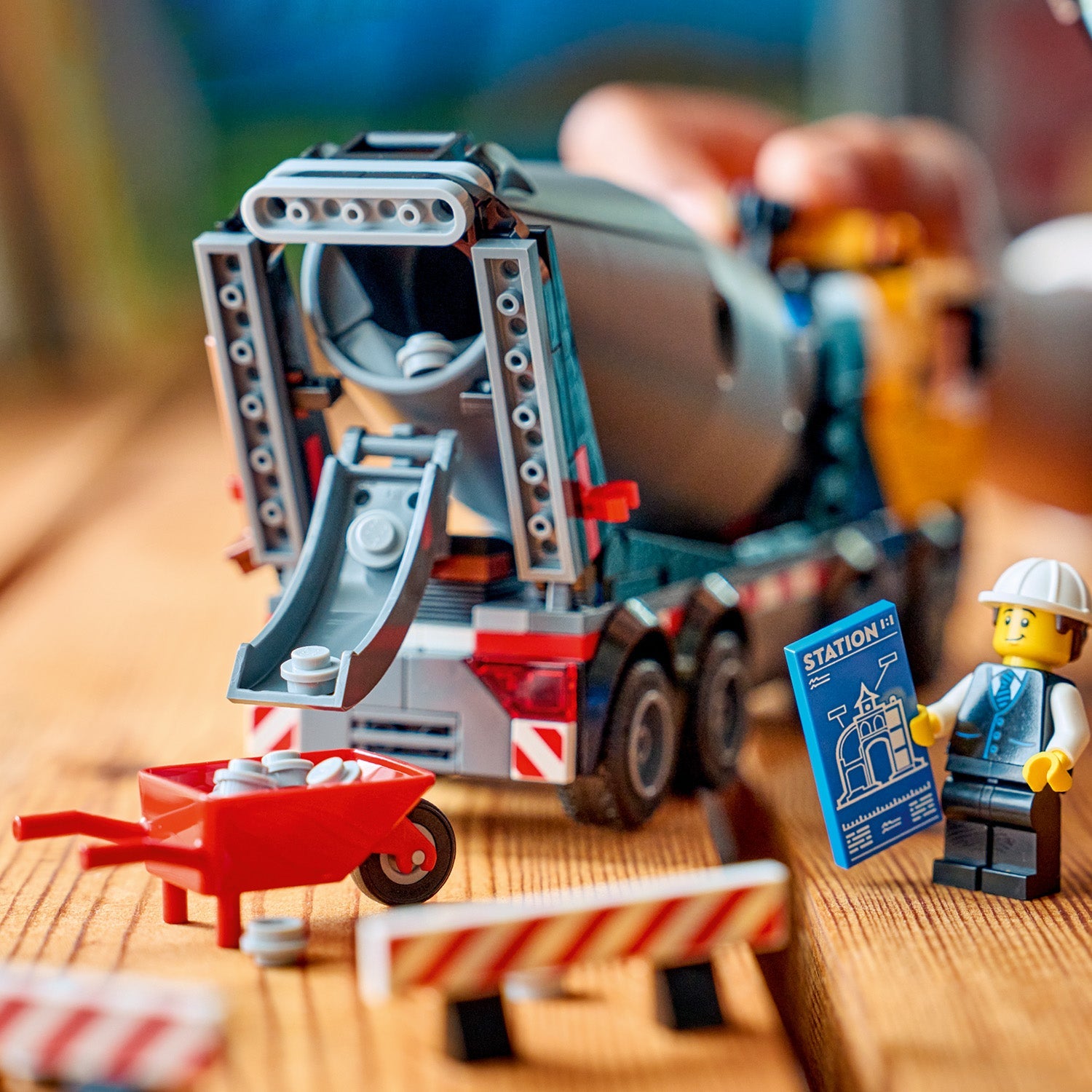 LEGO® City Cement Mixer - Đồ Chơi Lắp Ráp Xe Trộn Bê Tông - LEGO 60478 - Hình ảnh bổ sung 8