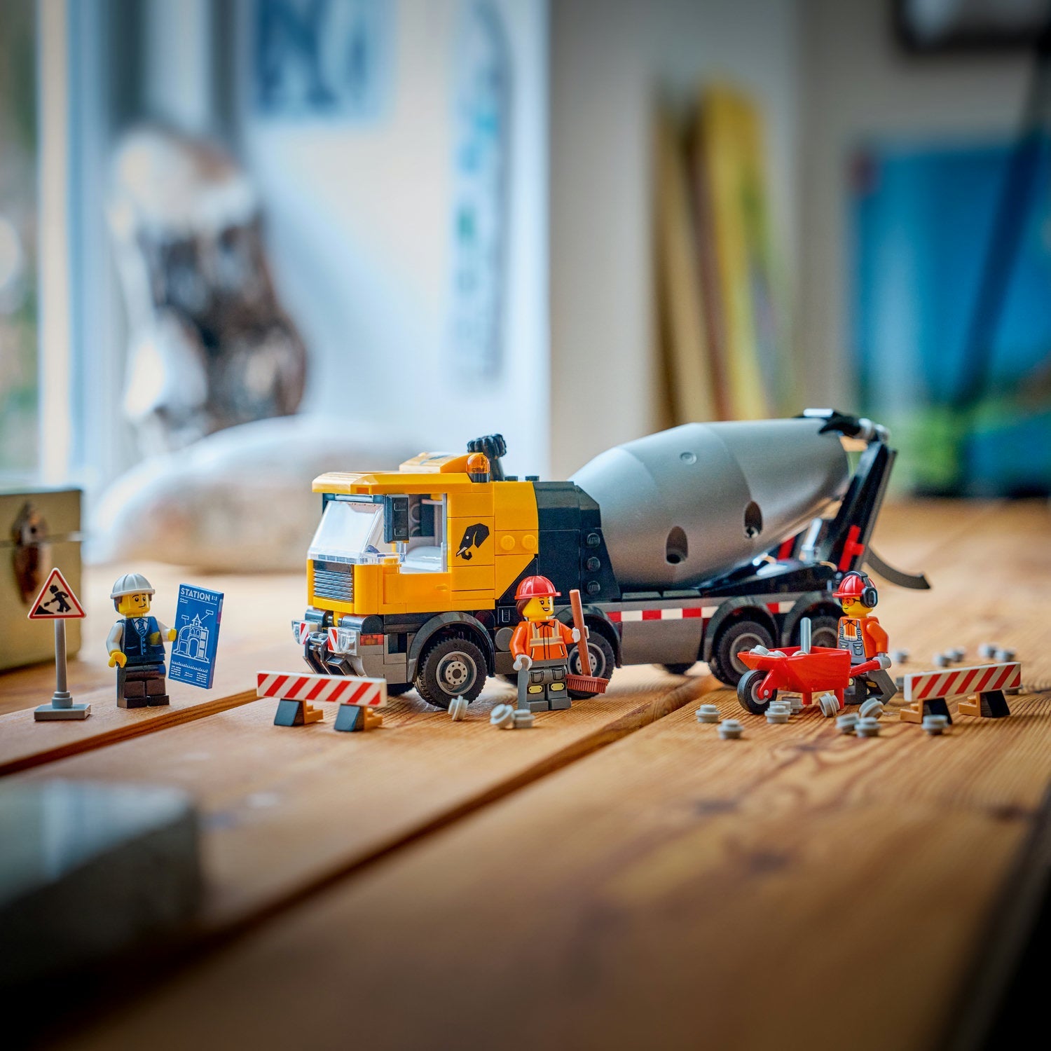 LEGO® City Cement Mixer - Đồ Chơi Lắp Ráp Xe Trộn Bê Tông - LEGO 60478 - Hình ảnh bổ sung 4