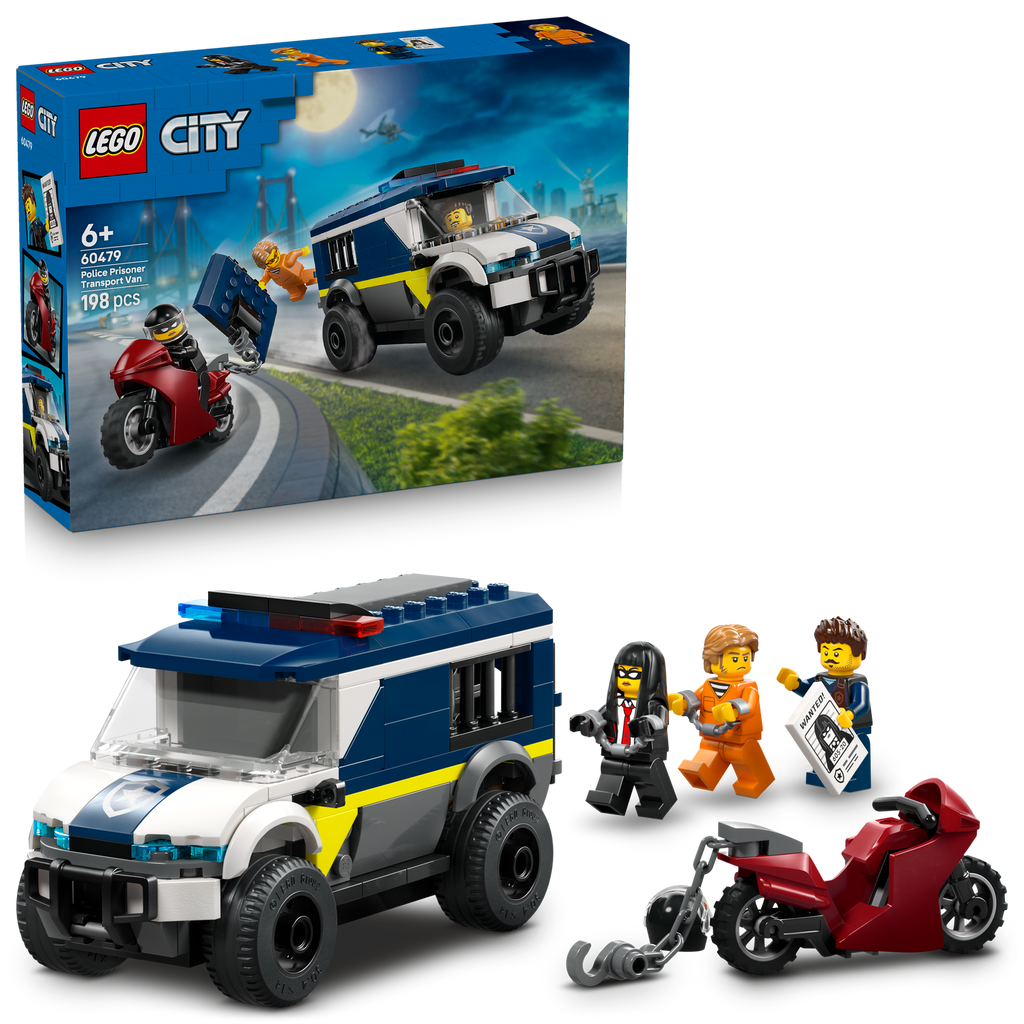 LEGO® City Police Prisoner Transport Van - Xe Vận Chuyển Tội Phạm Cảnh Sát - LEGO 60479 - Hình ảnh bổ sung 7