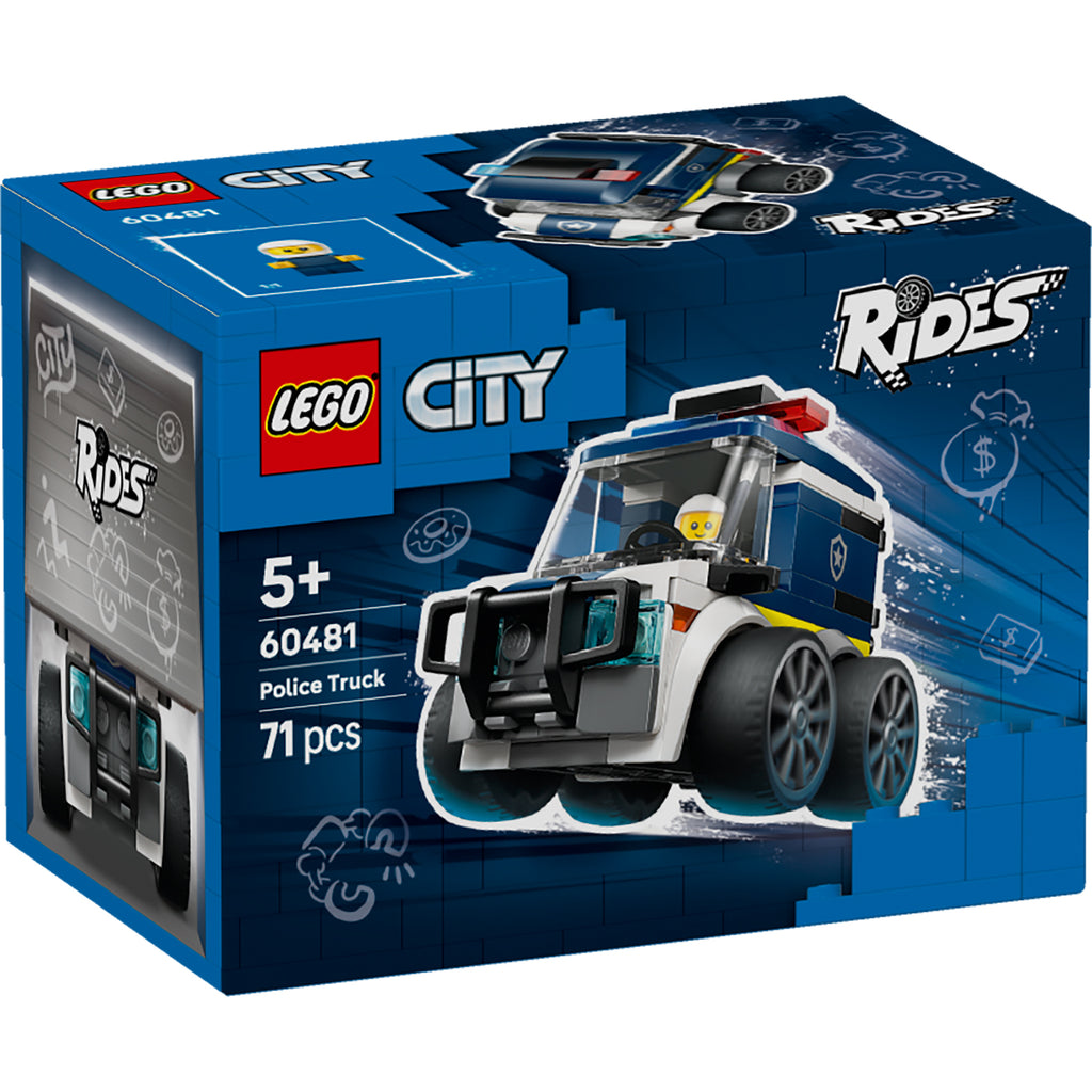 LEGO® City Rides – Police Truck Xe Tải Cảnh Sát Đồ Chơi LEGO 60481 - Hình ảnh sản phẩm