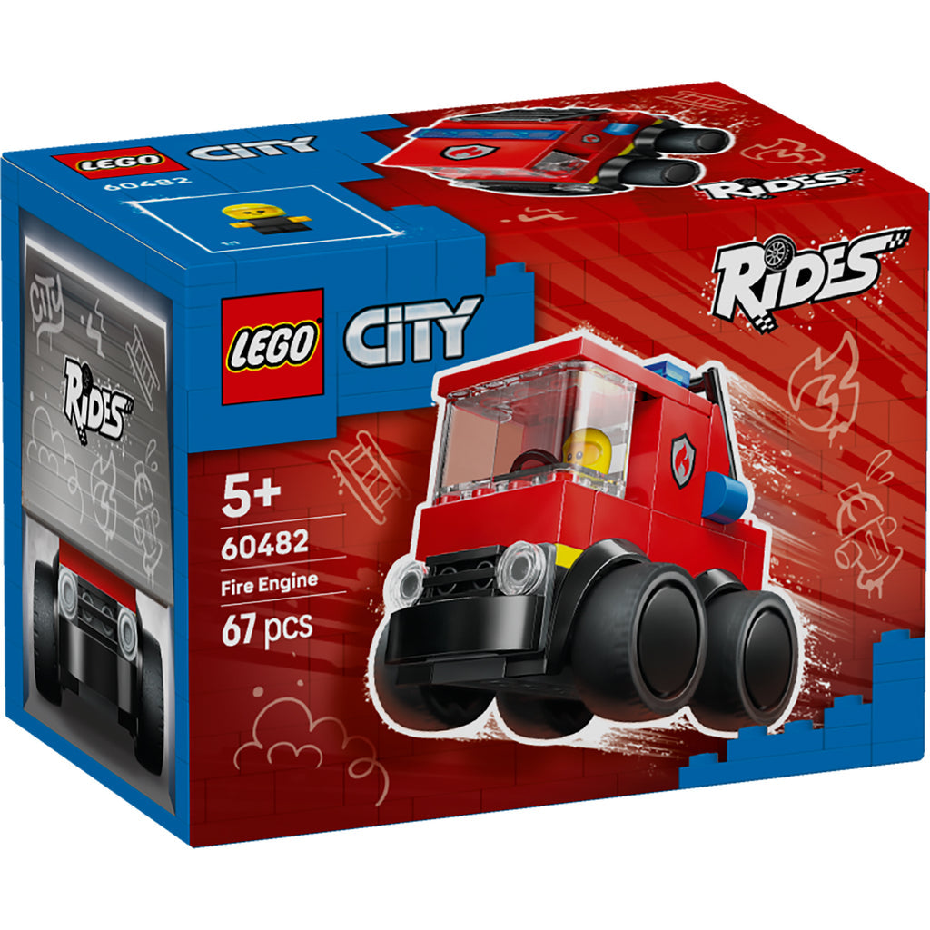 LEGO® City Rides – Fire Engine Đồ Chơi Lắp Ráp Xe Cứu Hỏa LEGO 60482 - Hình ảnh sản phẩm