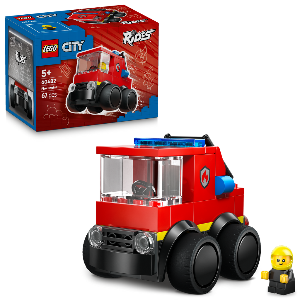 LEGO® City Rides – Fire Engine Đồ Chơi Lắp Ráp Xe Cứu Hỏa LEGO 60482 LEGO - ảnh 2 - Lego