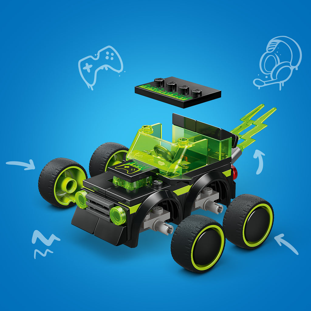 LEGO® City Rides – Gaming Race Car Đồ Chơi Lắp Ráp Xe Đua Gaming LEGO 60484 - Hình ảnh bổ sung 4