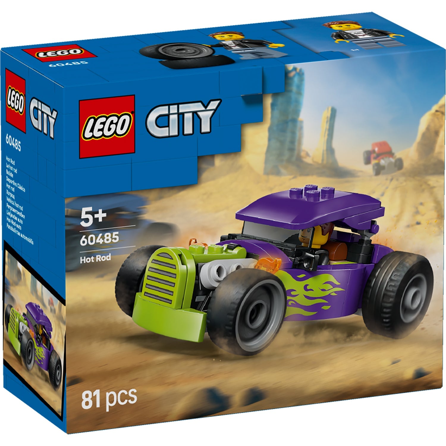 LEGO® City Hot Rod - Xe Đua Hot Rod Cổ Điển - LEGO 60485 - Hình ảnh sản phẩm