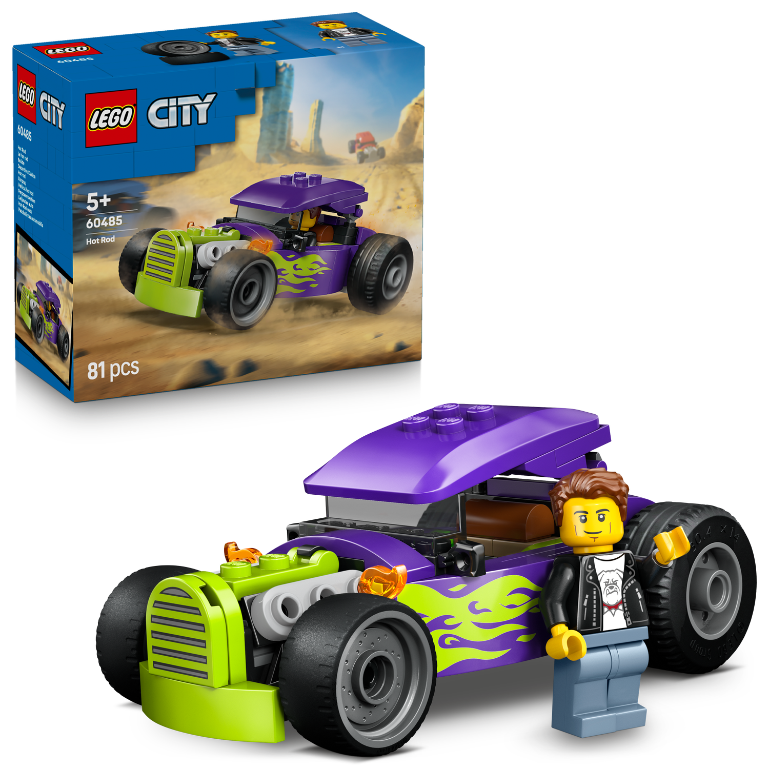 LEGO® City Hot Rod - Xe Đua Hot Rod Cổ Điển - LEGO 60485 LEGO - ảnh 3 - LEGO City