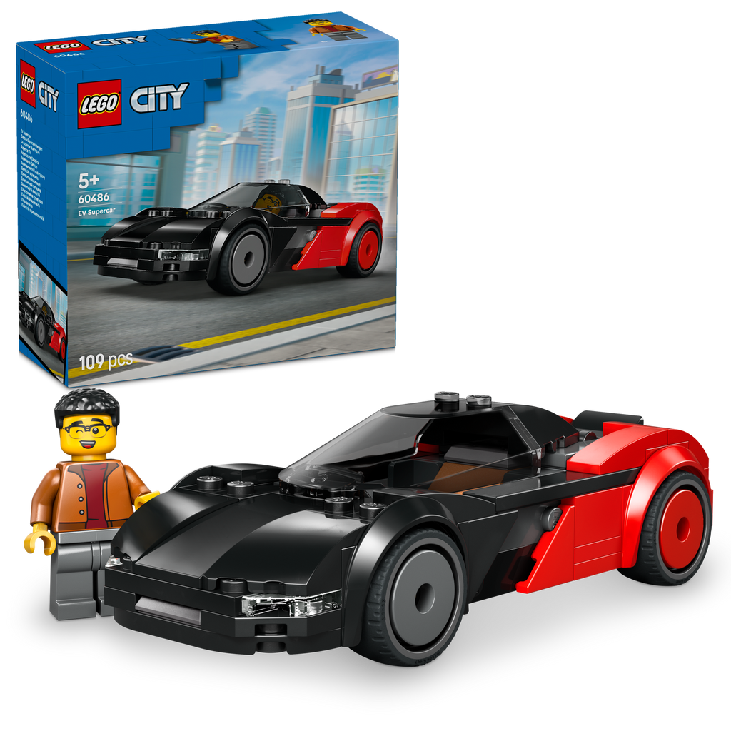 LEGO® CITY EV Supercar - Đồ Chơi Lắp Ráp Siêu Xe Điện 60486 - LEGO City LEGO - ảnh 5 - LEGO