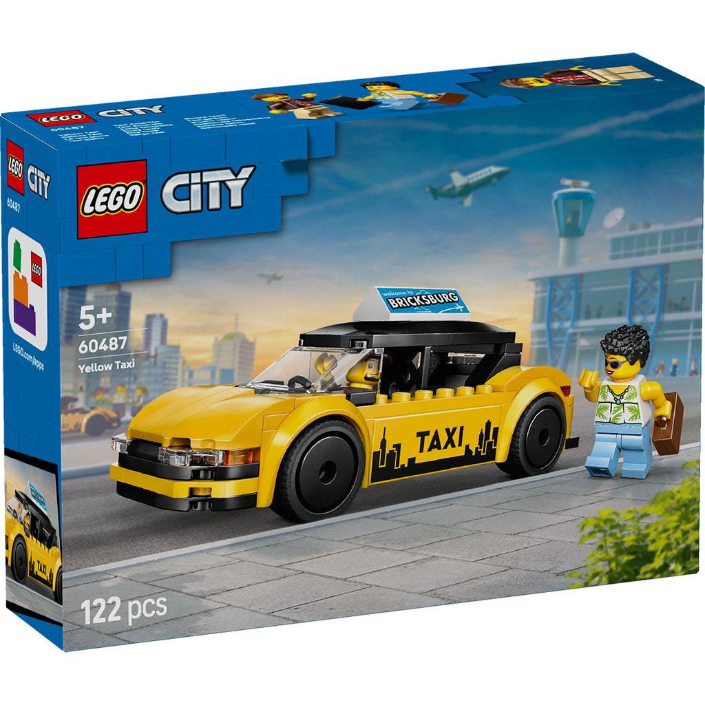 LEGO® City Yellow Taxi - Đồ Chơi Lắp Ráp Xe Taxi Vàng - LEGO 60487 - Hình ảnh sản phẩm