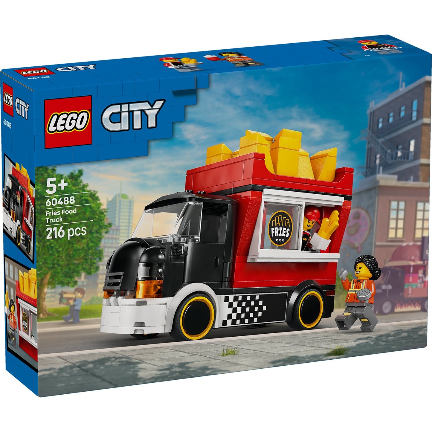 LEGO® City Fries Food Truck - Bộ Lắp Ráp Xe Tải Đồ Ăn Nhanh - LEGO 60488 - Hình ảnh sản phẩm