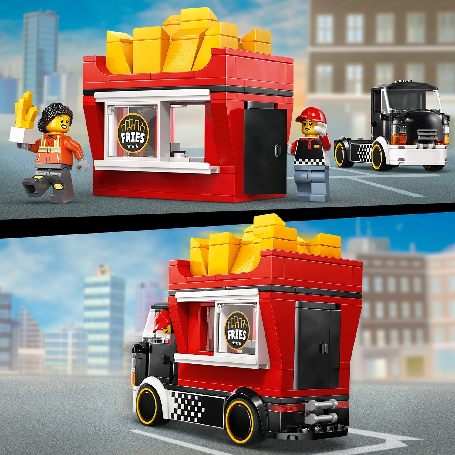 LEGO® City Fries Food Truck - Bộ Lắp Ráp Xe Tải Đồ Ăn Nhanh - LEGO 60488 - Hình ảnh bổ sung 7