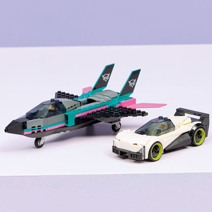 LEGO® City Jet vs. Car - Đồ Chơi Lắp Ráp Máy Bay & Siêu Xe - LEGO 60489