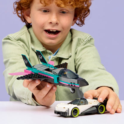 LEGO® City Jet vs. Car - Đồ Chơi Lắp Ráp Máy Bay & Siêu Xe - LEGO 60489 - Góc nhìn khác 3