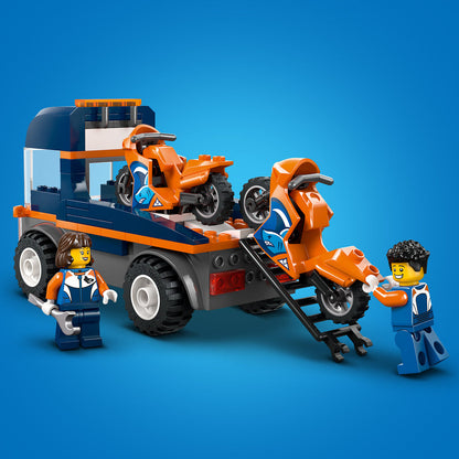 LEGO® City Motorcycle Transporter - Xe Tải Chở Xe Máy Đồ Chơi LEGO 60491 - Hình ảnh bổ sung 7