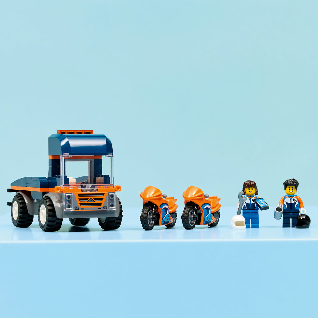 LEGO® City Motorcycle Transporter - Xe Tải Chở Xe Máy Đồ Chơi LEGO 60491 - Hình ảnh bổ sung 6