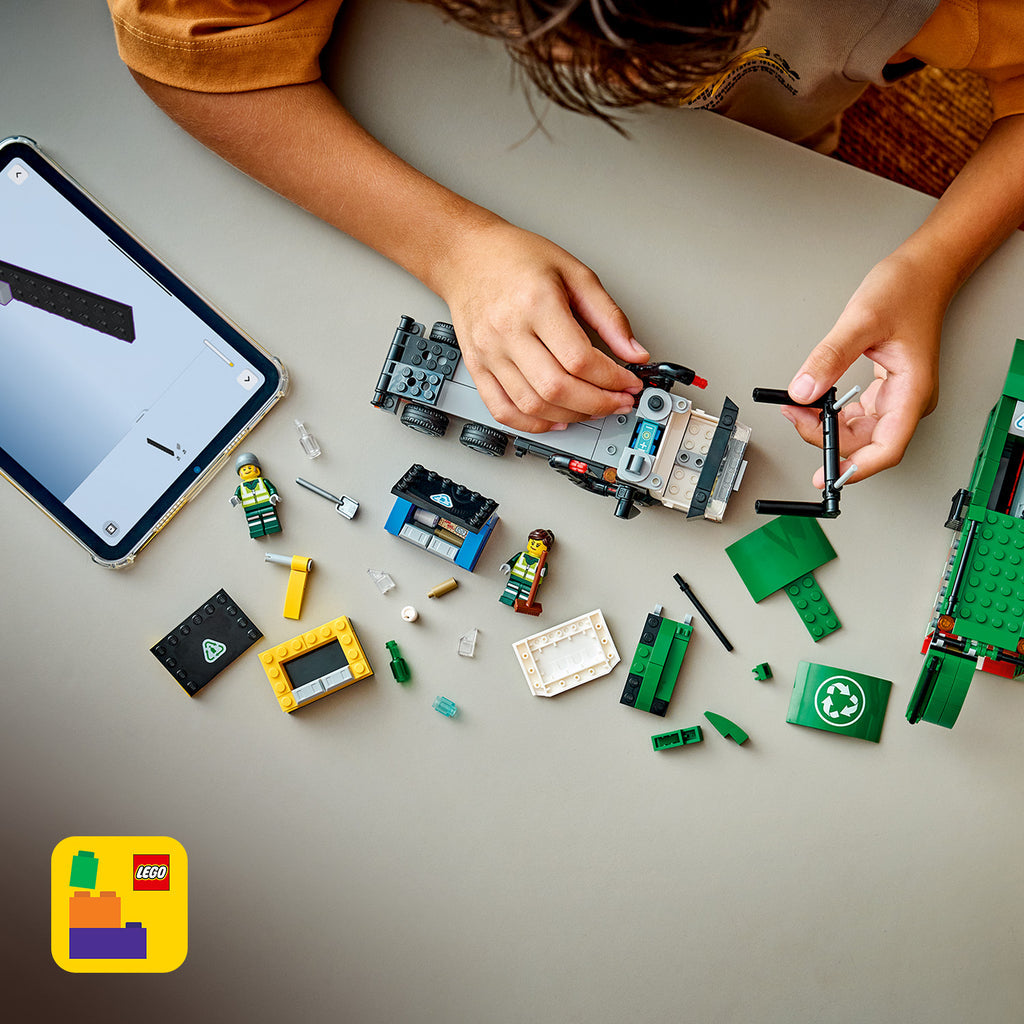 LEGO® City Recycling Truck - Đồ Chơi Lắp Ráp Xe Tải Tái Chế 60495 - Hình ảnh bổ sung 9