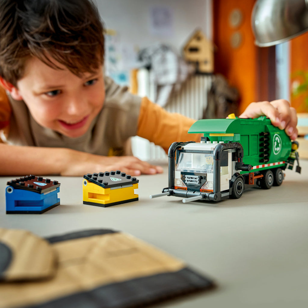 LEGO® City Recycling Truck - Đồ Chơi Lắp Ráp Xe Tải Tái Chế 60495 - Góc nhìn khác 3