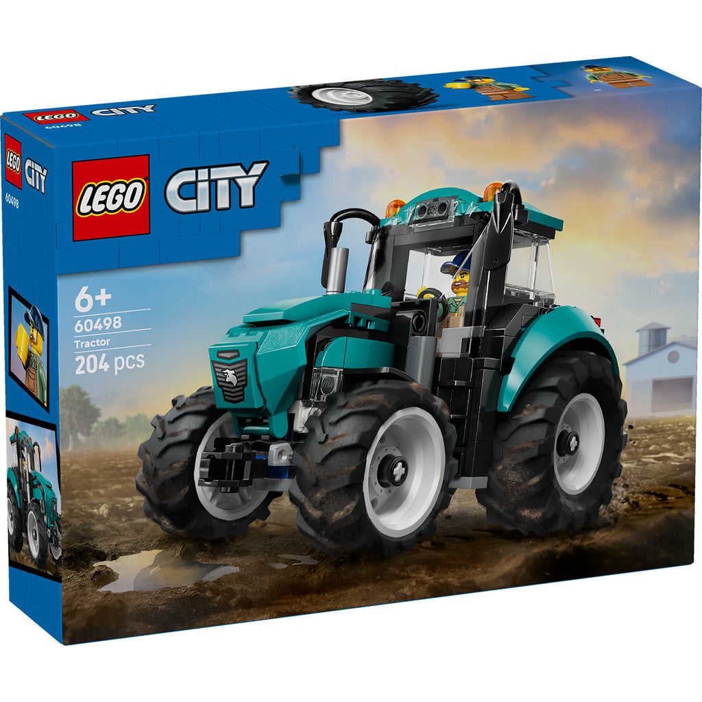 LEGO® City Farm Tractor - Đồ Chơi Lắp Ráp Xe Kéo Nông Trại - LEGO 60498 - Hình ảnh sản phẩm