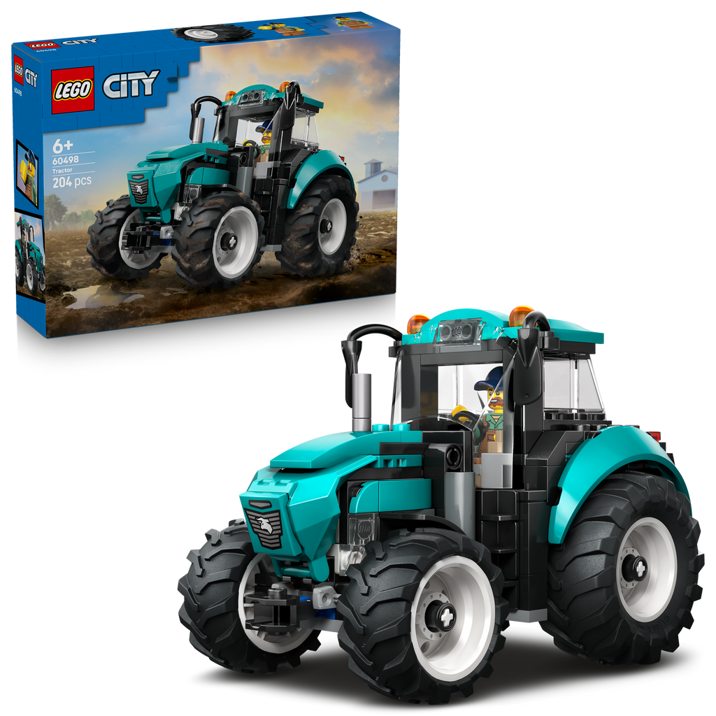 LEGO® City Farm Tractor - Đồ Chơi Lắp Ráp Xe Kéo Nông Trại - LEGO 60498 - Hình ảnh bổ sung 9