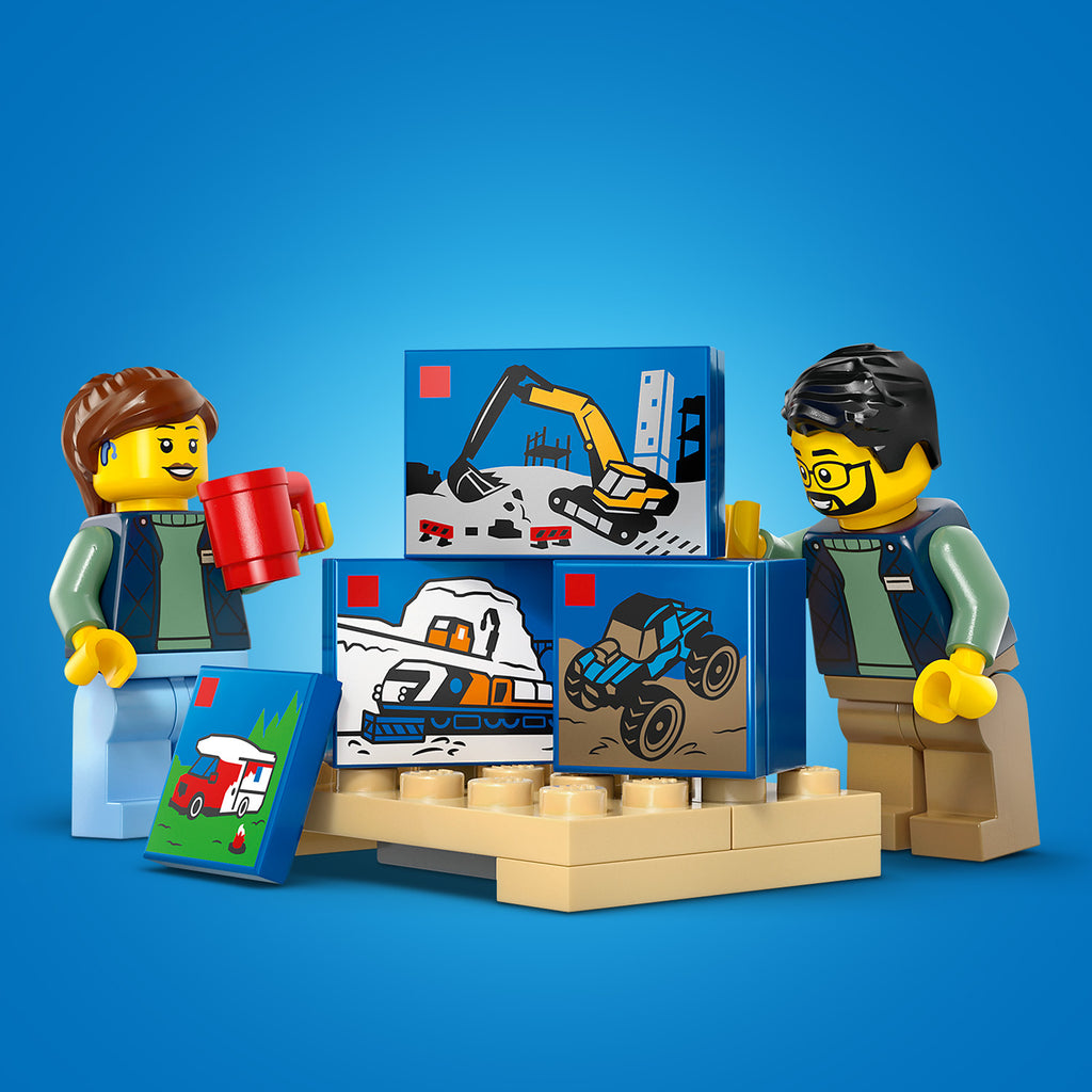 LEGO® City The LEGO® Van - Xe Tải Giao Hàng LEGO - LEGO 60500 LEGO - ảnh 2 - Lego