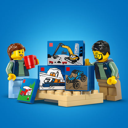 LEGO® City The LEGO® Van - Xe Tải Giao Hàng LEGO - LEGO 60500 LEGO - ảnh 2 - Lego