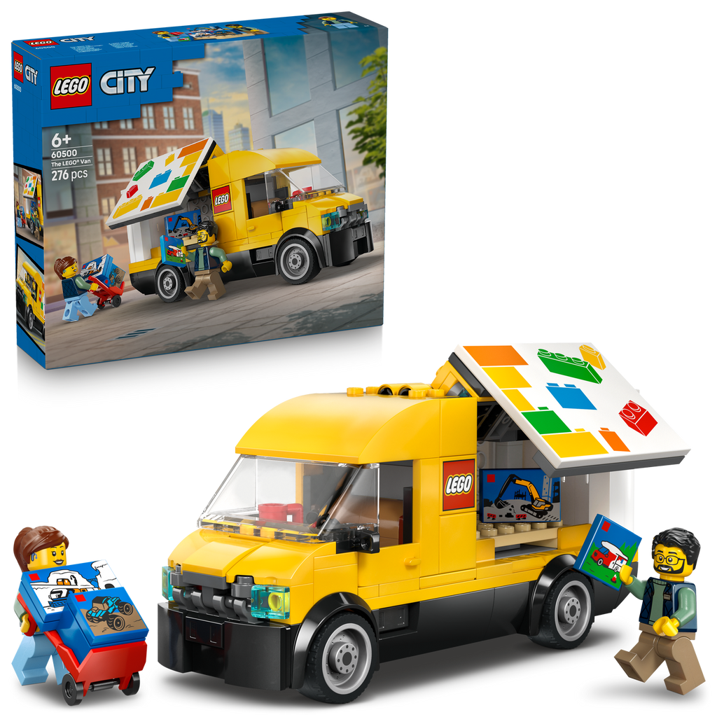 LEGO® City The LEGO® Van - Xe Tải Giao Hàng LEGO - LEGO 60500 LEGO - ảnh 3 - Lego