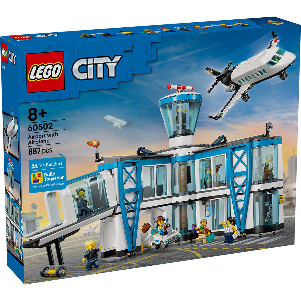 LEGO® City Airport with Airplane - Đồ Chơi Lắp Ráp Sân Bay Hiện Đại - LEGO 60502 - Hình ảnh sản phẩm