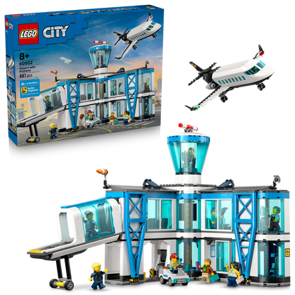 LEGO® City Airport with Airplane - Đồ Chơi Lắp Ráp Sân Bay Hiện Đại - LEGO 60502 LEGO - ảnh 3 - Đồ chơi lắp ráp