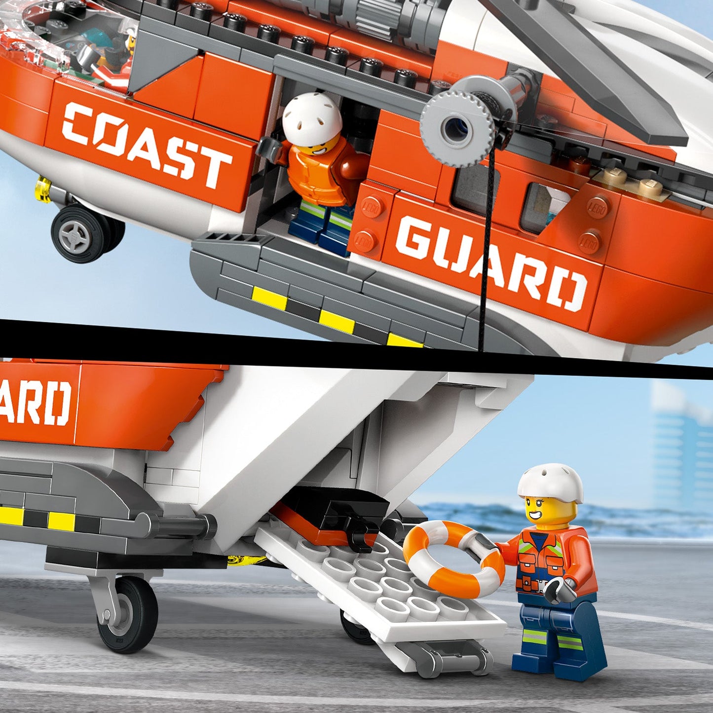 LEGO® City Coast Guard Helicopter - Trực thăng Cứu hộ Bờ biển - LEGO 60503 LEGO - ảnh 1 - LEGO Sets