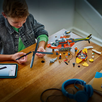 LEGO® City Coast Guard Helicopter - Trực thăng Cứu hộ Bờ biển - LEGO 60503 - Hình ảnh bổ sung 4