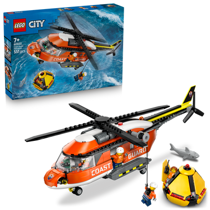 LEGO® City Coast Guard Helicopter - Trực thăng Cứu hộ Bờ biển - LEGO 60503