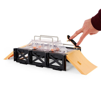 TECH DECK 6060503 2-in-1 Performance Stage - Sân khấu biểu diễn & Vali lưu trữ ván trượt - Tech Deck