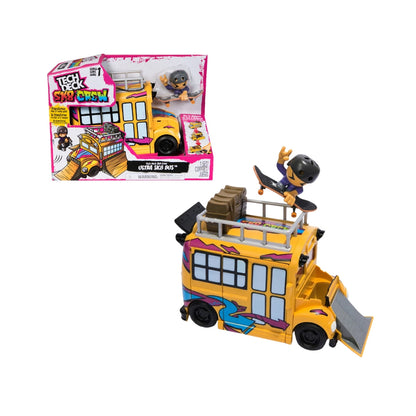 SK8 Tech Deck 6071034 Show Bus Playset - Bộ đồ chơi xe bus biểu diễn 2 trong 1 - Tech Deck