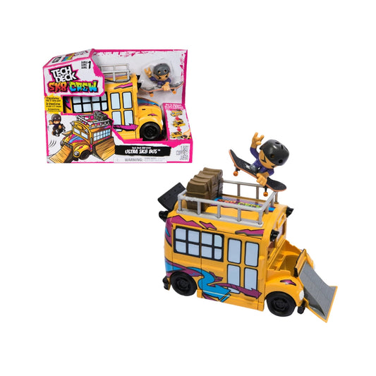 SK8 Tech Deck 6071034 Show Bus Playset - Bộ đồ chơi xe bus biểu diễn 2 trong 1 - Tech Deck