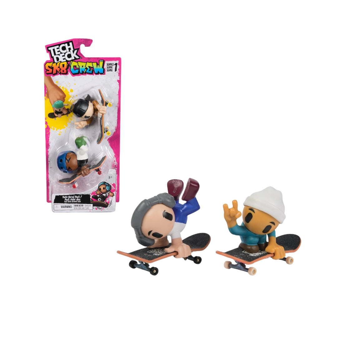 Combo of 2 SK8 Crew Tech Deck Skateboards 6071061 - Bộ 2 ván trượt ngón tay - Tech Deck