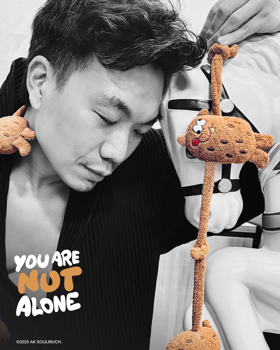 You Are NUT Alone - Móc Khóa Gấu Bông Art Toy - AKSOULMUCH