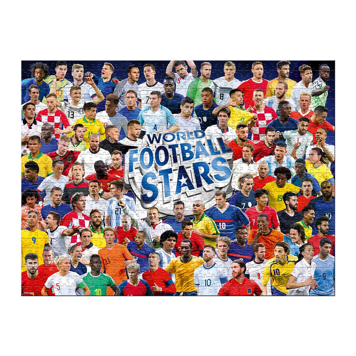 World Football Stars 1000 Piece Jigsaw Puzzle - Trò chơi Ghép hình 1000 Mảnh - Winning Moves - Góc nhìn khác 3