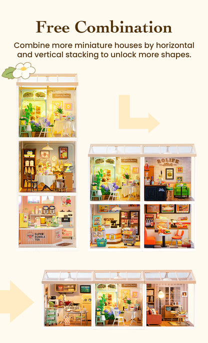 Rolife Super Creator 6-in-1 Six Grid - Nhà mô hình DIY 6 trong 1 - Rolife