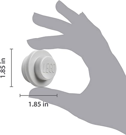 LEGO Magnet Set - Medium Stone Grey - Bộ Nam Châm Trang Trí Tủ Lạnh - LEGO - Góc nhìn khác 3