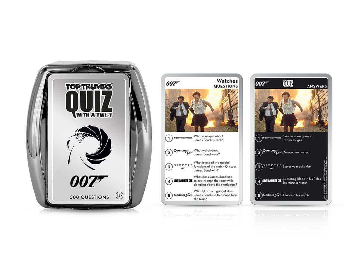 James Bond Top Trumps Quiz Game - Trò chơi thẻ bài đố vui 007 - Winning Moves - Hình ảnh chi tiết 2