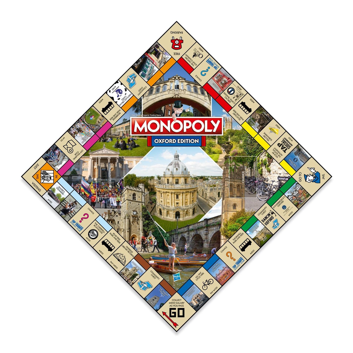 Oxford Monopoly Board Game - Trò Chơi Cờ Tỷ Phú Phiên Bản Oxford - Winning Moves - Góc nhìn khác 3