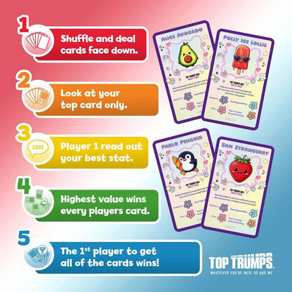 Kawaii Top Trumps Card Game - Trò Chơi Thẻ Bài Siêu Đáng Yêu - Winning Moves Winning Moves UK - Card Game