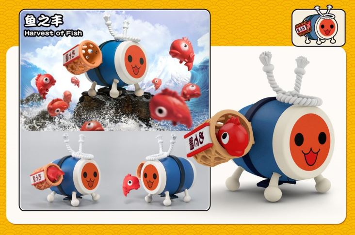 Taiko Master Series 1 - Beautiful Harvest - Blindbox Art Toy Chính Hãng Yortoyz