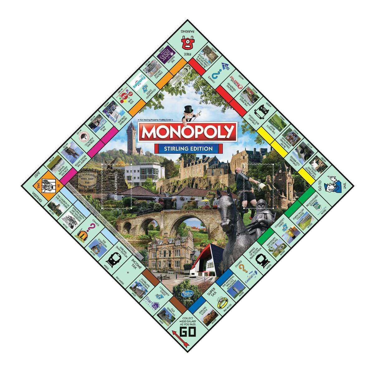 Stirling Monopoly Board Game - Cờ Tỷ Phú Phiên Bản Stirling Đặc Biệt - Winning Moves