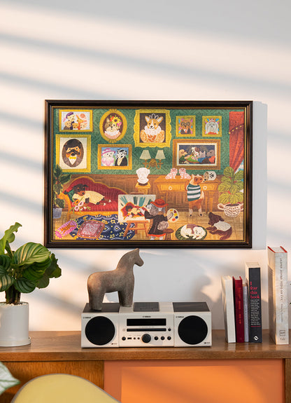 Rolife Doggie Art Gallery 1000 Piece Jigsaw Puzzle PT008 - Tranh ghép hình 1000 mảnh - Rolife PT008